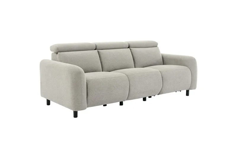 Skaane Reclinersofa 3-sæde - Grå - Møbler - Sofaer - Recliner sofaer - 3 personers biograsofa & reclinersofa