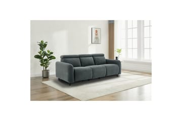 Skaane Reclinersofa 3-sæde - Grå - Møbler - Sofaer - Recliner sofaer - 3 personers biograsofa & reclinersofa