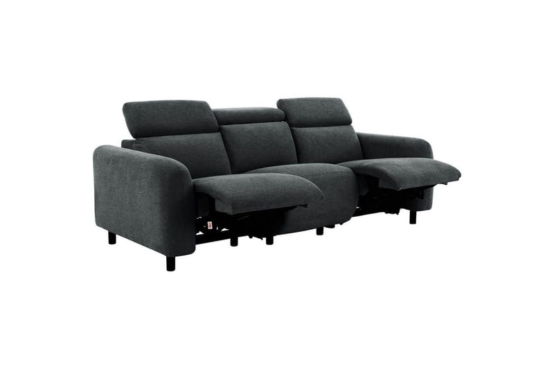 Skaane Reclinersofa 3-sæde - Gr å - Møbler - Sofaer - Recliner sofaer - 3 personers biograsofa & reclinersofa