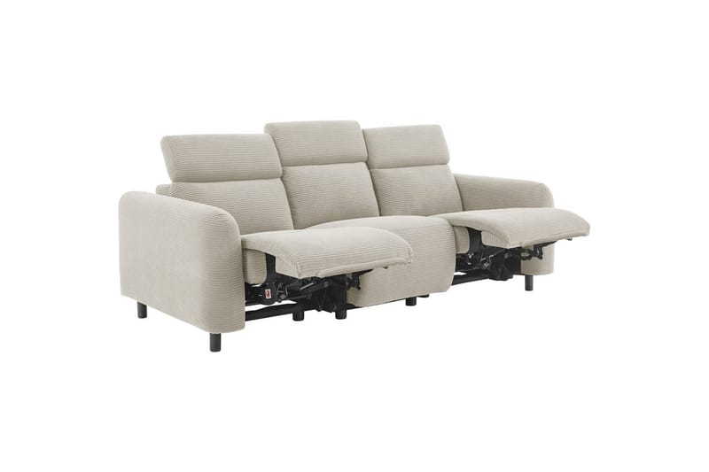 Skaane Reclinersofa 3-sæde - Hvid - Møbler - Sofaer - Recliner sofaer - 3 personers biograsofa & reclinersofa