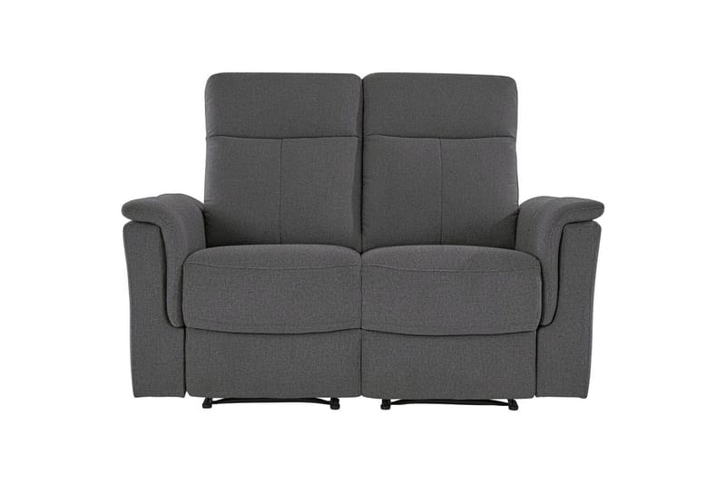 Sofa 2-sæders Southbrook Antracit, Stof/Træ/Metal, Elektrisk hvilestol - Antracit, Stof/Træ/Metal, Elektrisk hvilestol - Møbler - Sofaer - Recliner sofaer - 2 personers biografsofa & reclinersofa