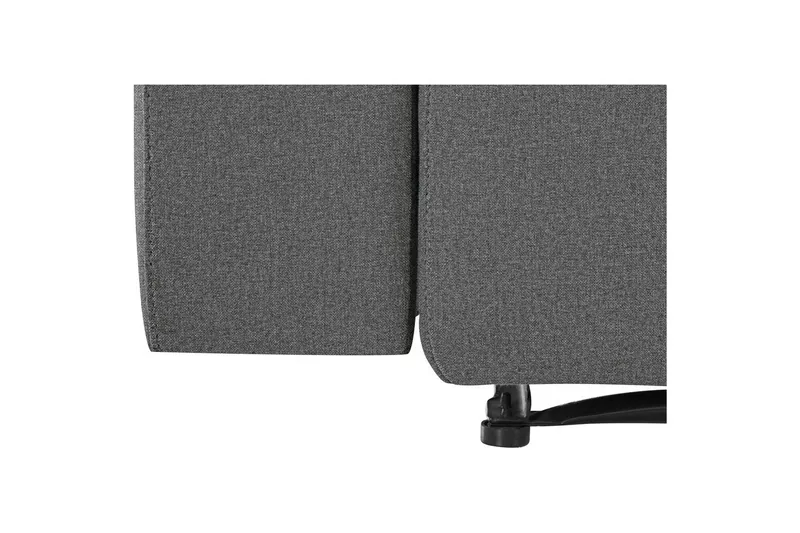 Sofa 2-sæders Southbrook Antracit, Stof/Træ/Metal, Manuel liggestol - Antracit, Stof/Træ/Metal, Manuel liggestol - Møbler - Sofaer - Recliner sofaer - 2 personers biografsofa & reclinersofa