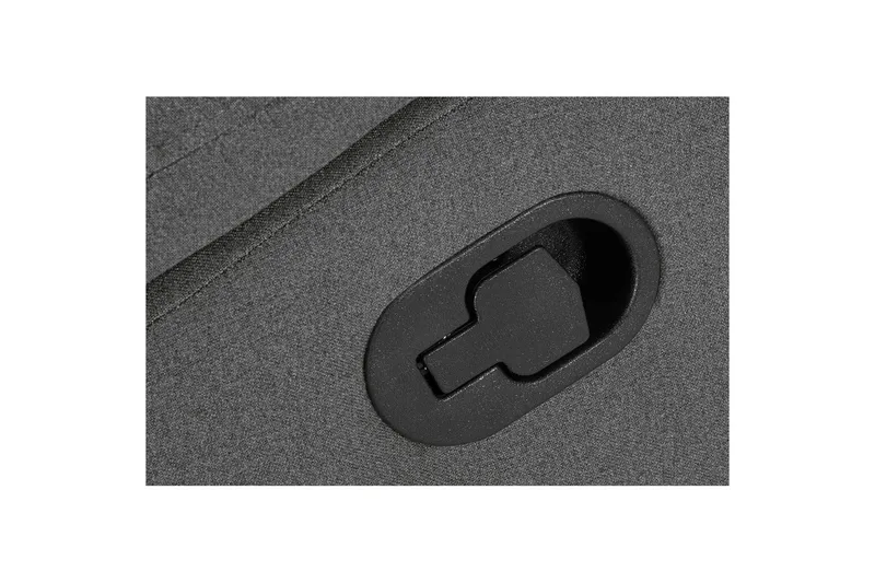 Sofa 2-sæders Southbrook Antracit, Stof/Træ/Metal, Manuel liggestol - Antracit, Stof/Træ/Metal, Manuel liggestol - Møbler - Sofaer - Recliner sofaer - 2 personers biografsofa & reclinersofa