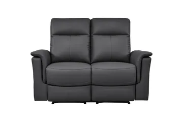 Sofa 2-sæders Southbrook Grå, PU/Træ/Metal, Elektrisk hvilestol - Grå, PU/Træ/Metal, Elektrisk hvilestol - Møbler - Sofaer - Recliner sofaer - 2 personers biografsofa & reclinersofa