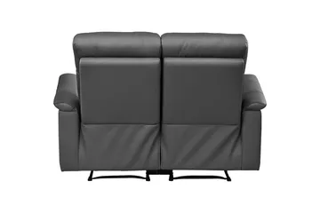 Sofa 2-sæders Southbrook Grå, PU/Træ/Metal, Elektrisk hvilestol - Grå, PU/Træ/Metal, Elektrisk hvilestol - Møbler - Sofaer - Recliner sofaer - 2 personers biografsofa & reclinersofa