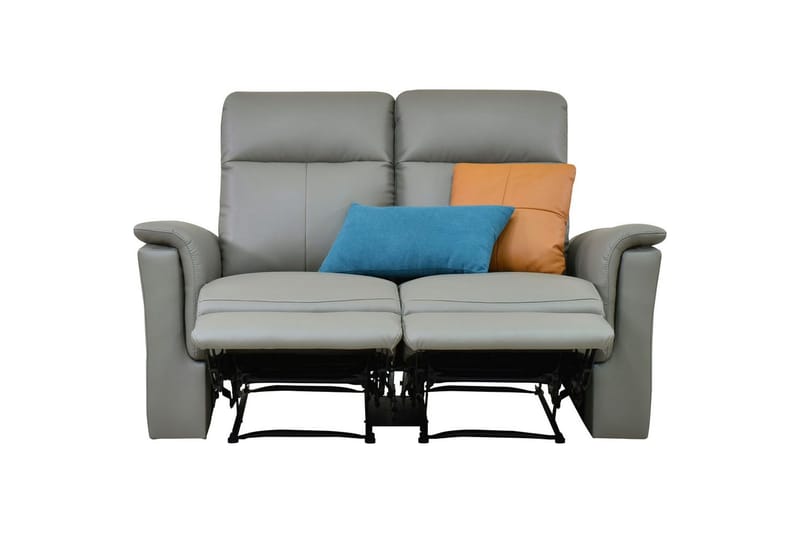 Sofa 2-sæders Southbrook Lys Grå, PU/Træ/Metal, Elektrisk hvilestol - Lys Grå, PU/Træ/Metal, Elektrisk hvilestol - Møbler - Sofaer - Recliner sofaer - 2 personers biografsofa & reclinersofa