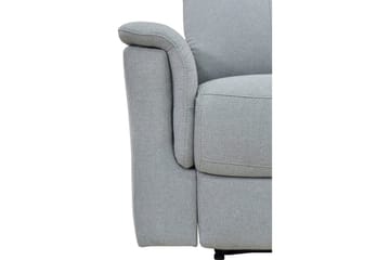 Sofa 3-sæders Southbrook Lys Grå, Stof/Træ/Metal, Elektrisk hvilestol - Lys Grå, Stof/Træ/Metal, Elektrisk hvilestol - Møbler - Sofaer - Recliner sofaer - 3 personers biograsofa & reclinersofa