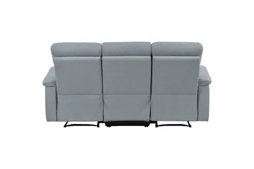 Sofa 3-sæders Southbrook Lys Grå, Stof/Træ/Metal, Elektrisk hvilestol - Lys Grå, Stof/Træ/Metal, Elektrisk hvilestol - Møbler - Sofaer - Recliner sofaer - 3 personers biograsofa & reclinersofa