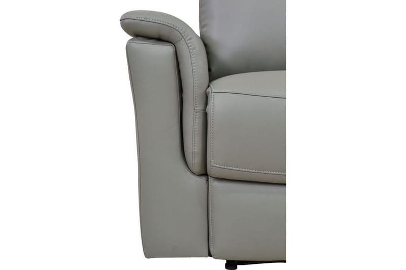 Sofa 3-sæders Southbrook Lys Grå, PU/Træ/Metal, Elektrisk hvilestol - Lys Grå, PU/Træ/Metal, Elektrisk hvilestol - Møbler - Sofaer - Recliner sofaer - 3 personers biograsofa & reclinersofa