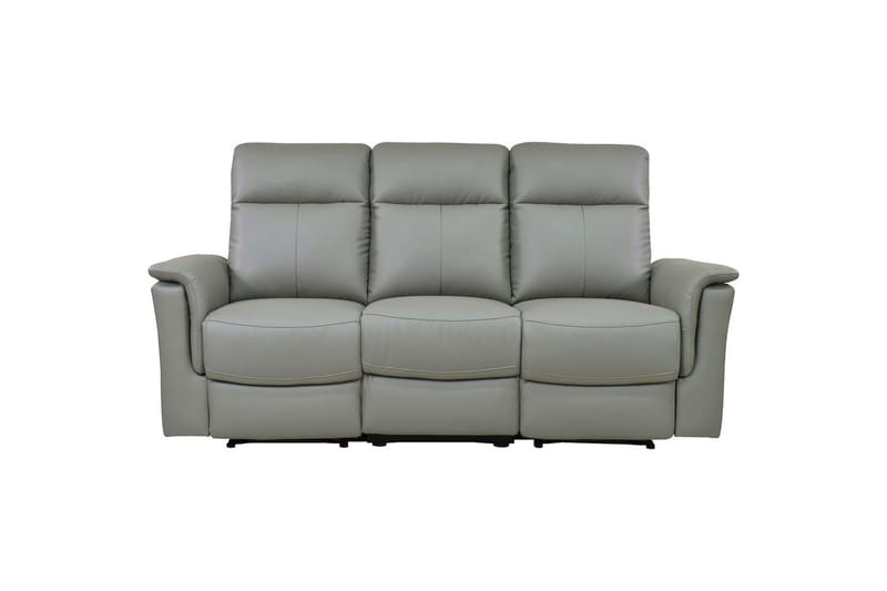 Sofa 3-sæders Southbrook Lys Grå, PU/Træ/Metal, Elektrisk hvilestol - Lys Grå, PU/Træ/Metal, Elektrisk hvilestol - Møbler - Sofaer - Recliner sofaer - 3 personers biograsofa & reclinersofa