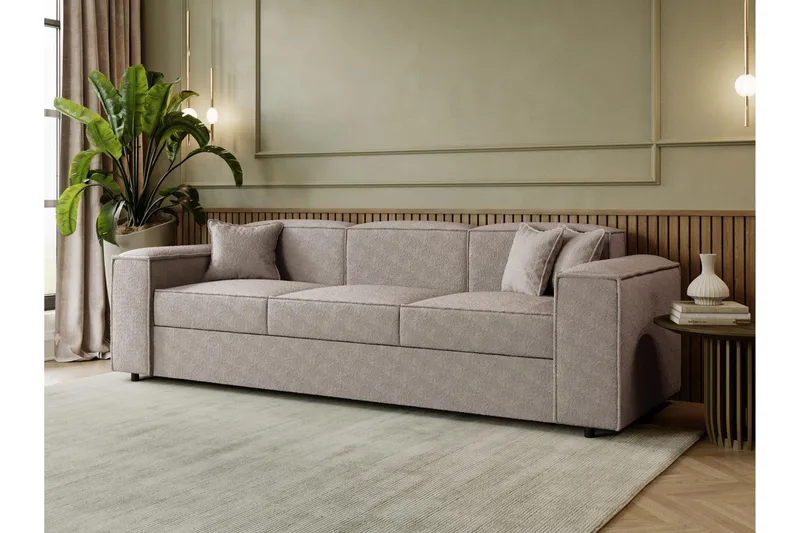 Bizantine Sovesofa 3-personers - Grå - Møbler - Sofaer - Sovesofaer