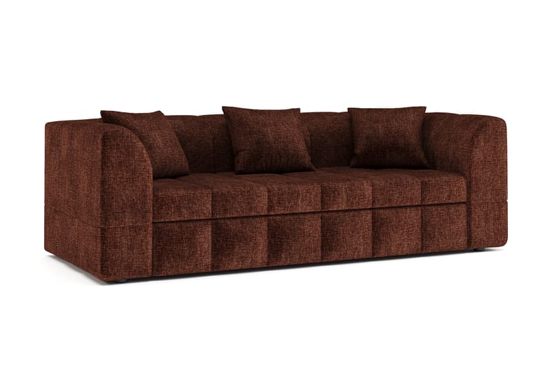 Bjorsund 3-personers Sofa - Brun - Møbler - Sofaer - 3 personers sofa