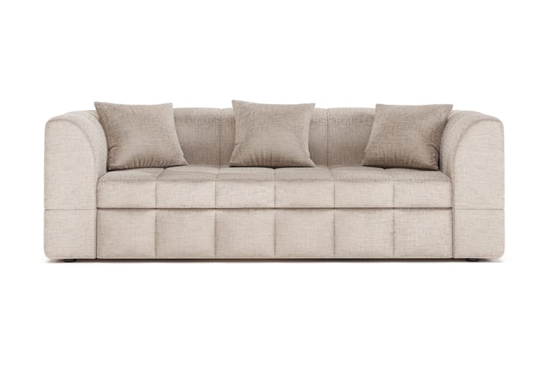 Bjorsund 3-personers Sofa - Beige - Møbler - Sofaer - 3 personers sofa
