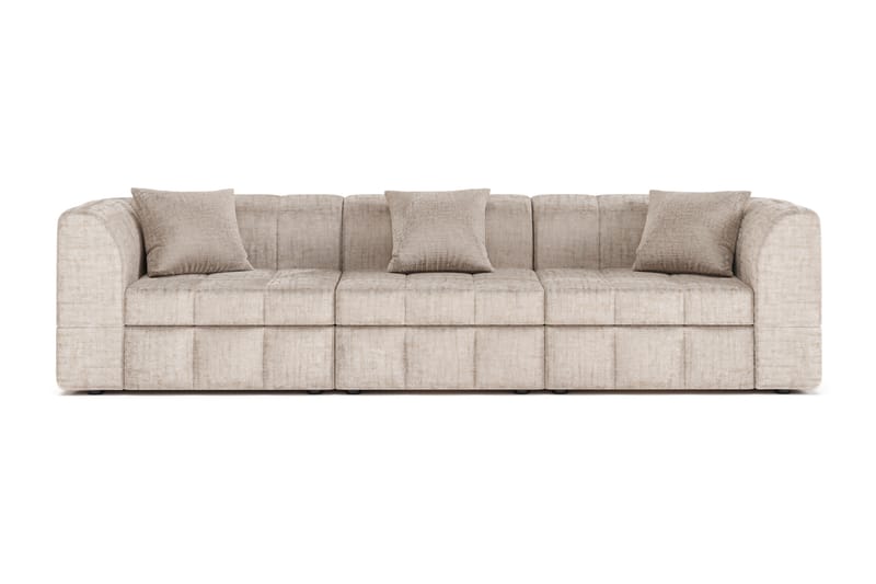 Bjorsund 4-personers Sofa - Beige - Møbler - Sofaer - 4 personers sofa