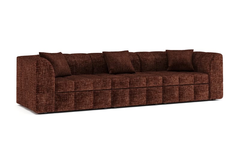 Bjorsund 4-personers Sofa - Brun - Møbler - Sofaer - 4 personers sofa