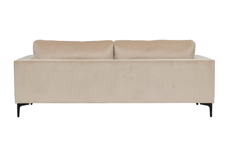Bolero Fløjlssofa 3-personers - Beige - Møbler - Sofaer - Velour sofaer