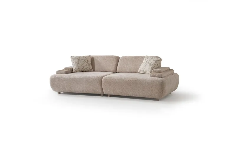 Bonavista 3-personers sofa Bouclé - Beige - Møbler - Sofaer - 3 personers sofa