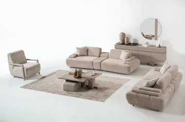 Bonavista 3-personers sofa Bouclé - Beige - Møbler - Sofaer - 3 personers sofa
