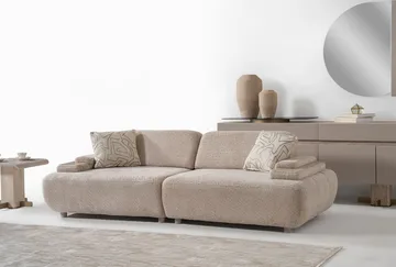 Bonavista 3-personers sofa Bouclé - Beige - Møbler - Sofaer - 3 personers sofa