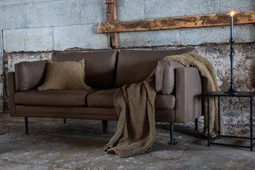 Boom 2-personers Sofa - Brun - Møbler - Sofaer - Lædersofaer