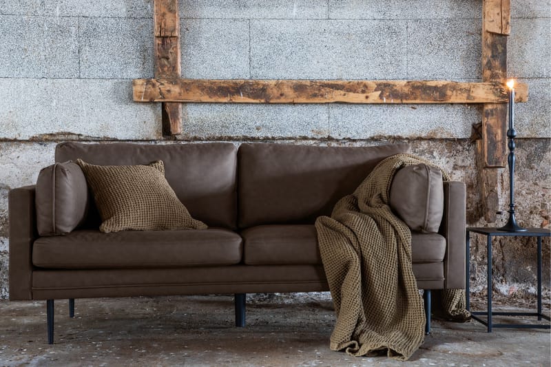 Boom 2-personers Sofa - Brun - Møbler - Sofaer - Lædersofaer