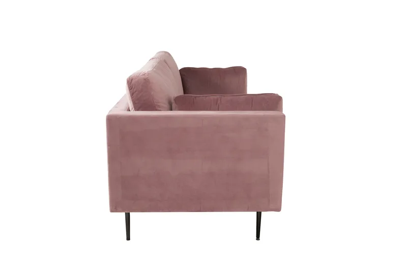 Boom 3-personers Sofa - Rosa - Møbler - Sofaer - Velour sofaer
