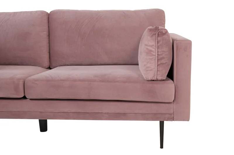Boom 3-personers Sofa - Rosa - Møbler - Sofaer - Velour sofaer