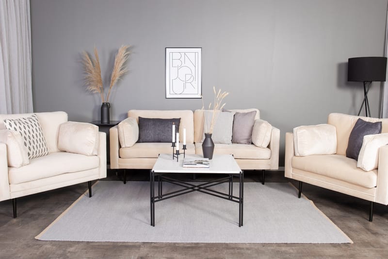 Boom 3-personers Sofa - Beige - Møbler - Sofaer - Velour sofaer