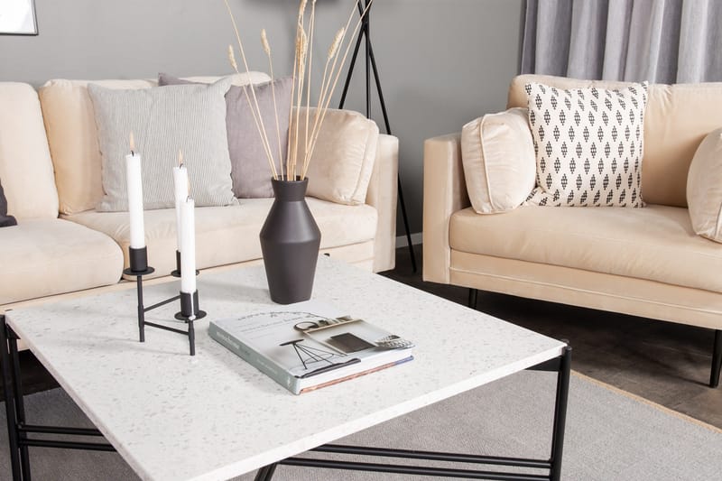 Boom 3-personers Sofa - Beige - Møbler - Sofaer - Velour sofaer