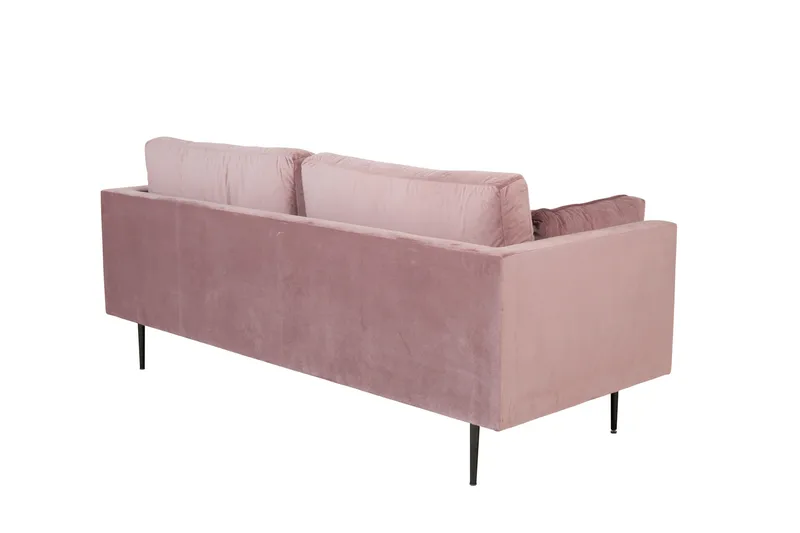 Boom 3-personers Sofa - Rosa - Møbler - Sofaer - Velour sofaer