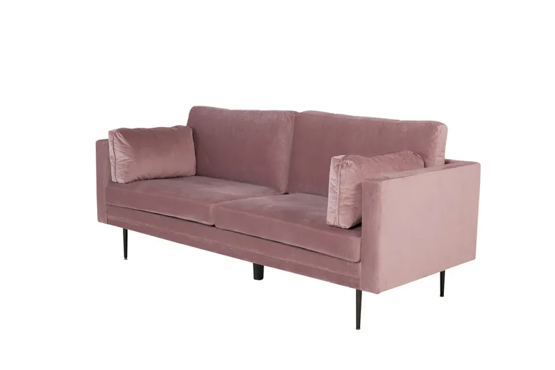 Boom 3-personers Sofa - Rosa - Møbler - Sofaer - Velour sofaer