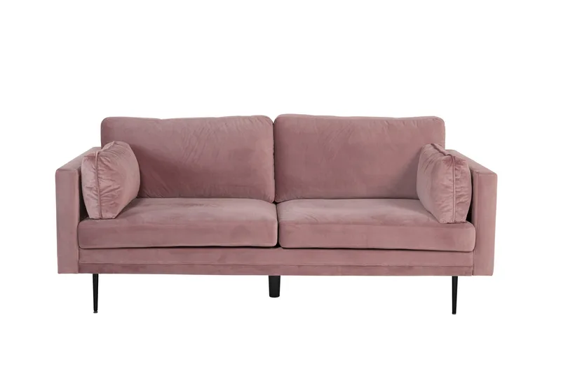 Boom 3-personers Sofa - Rosa - Møbler - Sofaer - Velour sofaer