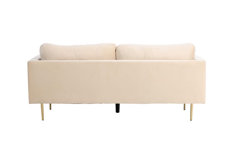 Boom Fløjlssofa 3-personers - Beige - Møbler - Sofaer - Velour sofaer