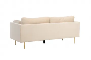Boom Fløjlssofa 3-personers - Beige - Møbler - Sofaer - Velour sofaer