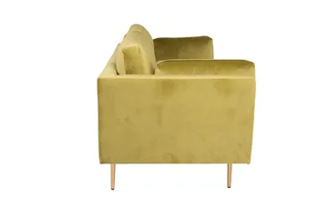 Boom Fløjlssofa 3-personers - Grøn - Møbler - Sofaer - Velour sofaer