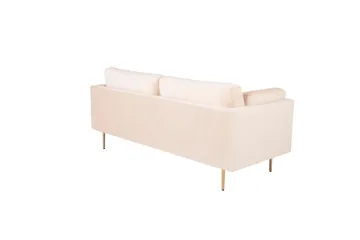 Boom Fløjlssofa 3-personers - Beige - Møbler - Sofaer - Velour sofaer