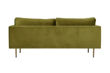 Boom Fløjlssofa 3-personers - Grøn - Møbler - Sofaer - Velour sofaer