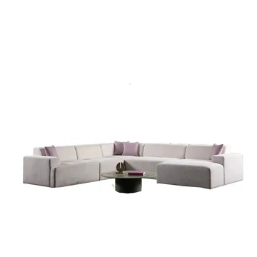Branorin 6-personers Hjørnesofa - Cremehvid - Møbler - Sofaer - Hjørnesofa