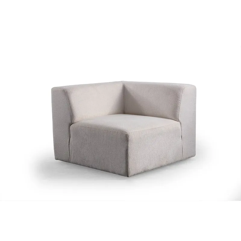 Branorin 6-personers Hjørnesofa - Cremehvid - Møbler - Sofaer - Hjørnesofa