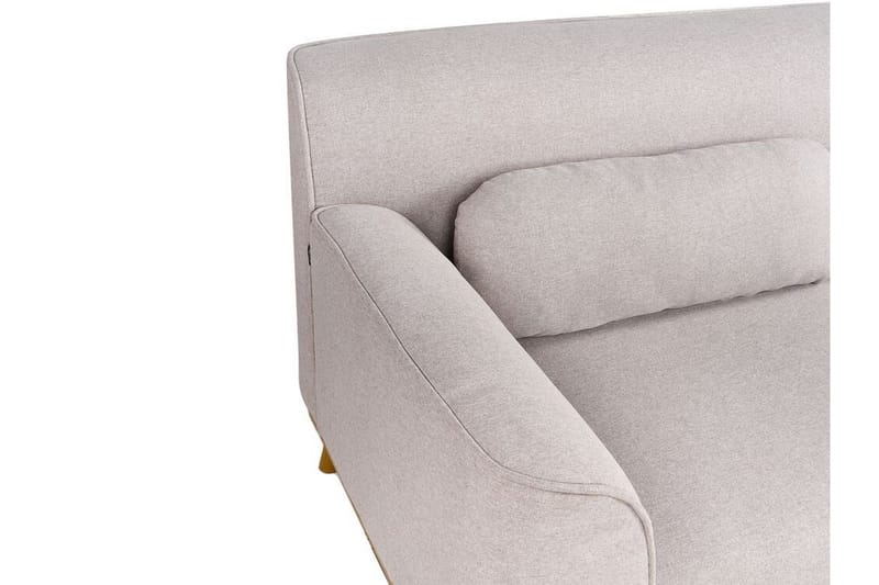 Bree Hjørnesofa 3-personers - Grå/Lyst træ - Møbler - Sofaer - Sovesofaer