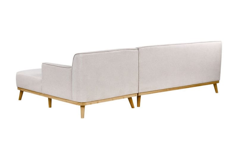 Bree Hjørnesofa 3-personers - Grå/Lyst træ - Møbler - Sofaer - Sovesofaer