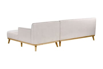 Bree Hjørnesofa 3-personers - Grå/Lyst træ - Møbler - Sofaer - Sovesofaer