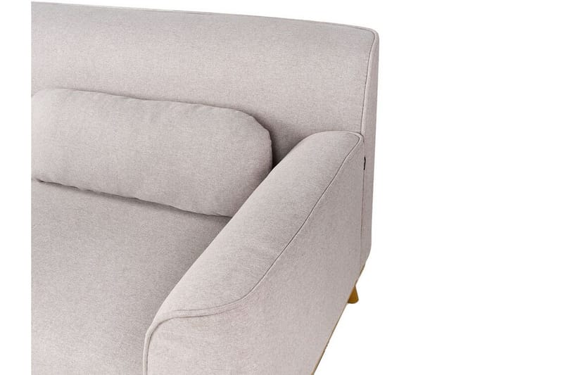 Bree Hjørnesofa 3-personers - Grå/Lyst træ - Møbler - Sofaer - Sovesofaer