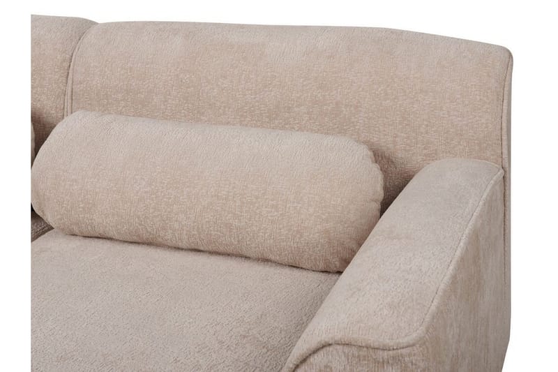 Bree Hjørnesofa 3-personers - Beige/Lyst træ - Møbler - Sofaer - Sovesofaer