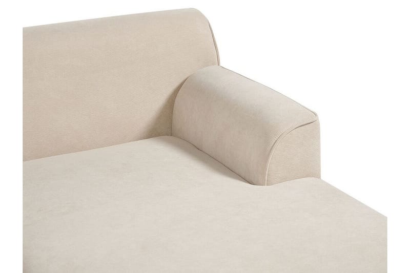 Bree Hjørnesofa 3-personers - Beige/Lyst træ - Møbler - Sofaer - Sovesofaer