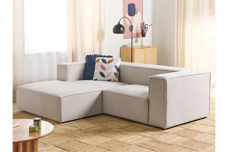 Britt Hjørnesofa 2-personers - Beige - Møbler - Sofaer - Hjørnesofa