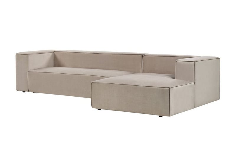 Britt Hjørnesofa 3-personers - Beige - Møbler - Sofaer - Hjørnesofa - Hjørnesofa med chaiselong