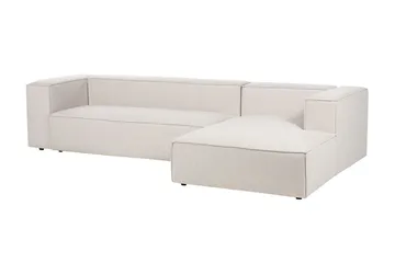 Britt Hjørnesofa 3-personers - Beige - Møbler - Sofaer - Sofa med chaiselong