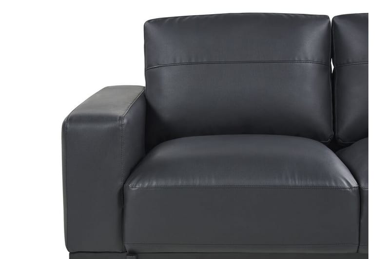 Bruna Sofa 2-personers - Sort - Møbler - Sofaer - Lædersofaer