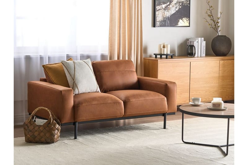 Bruna Sofa 2-personers - Brun - Møbler - Sofaer - Lædersofaer